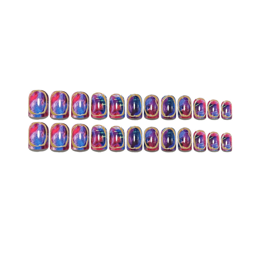 Creative nail design in painting style Bowlift
