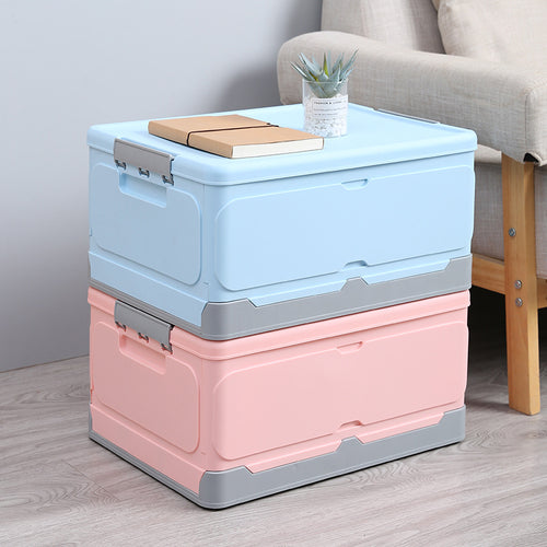 Women's multifunctional storage box with foldable lid Bowlift