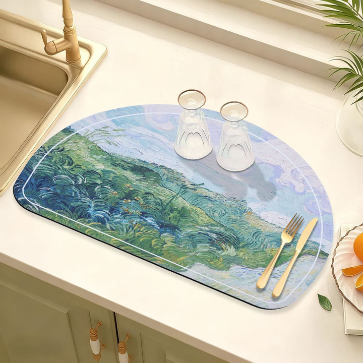 Artistic Kitchen Floor Mat Bowlift