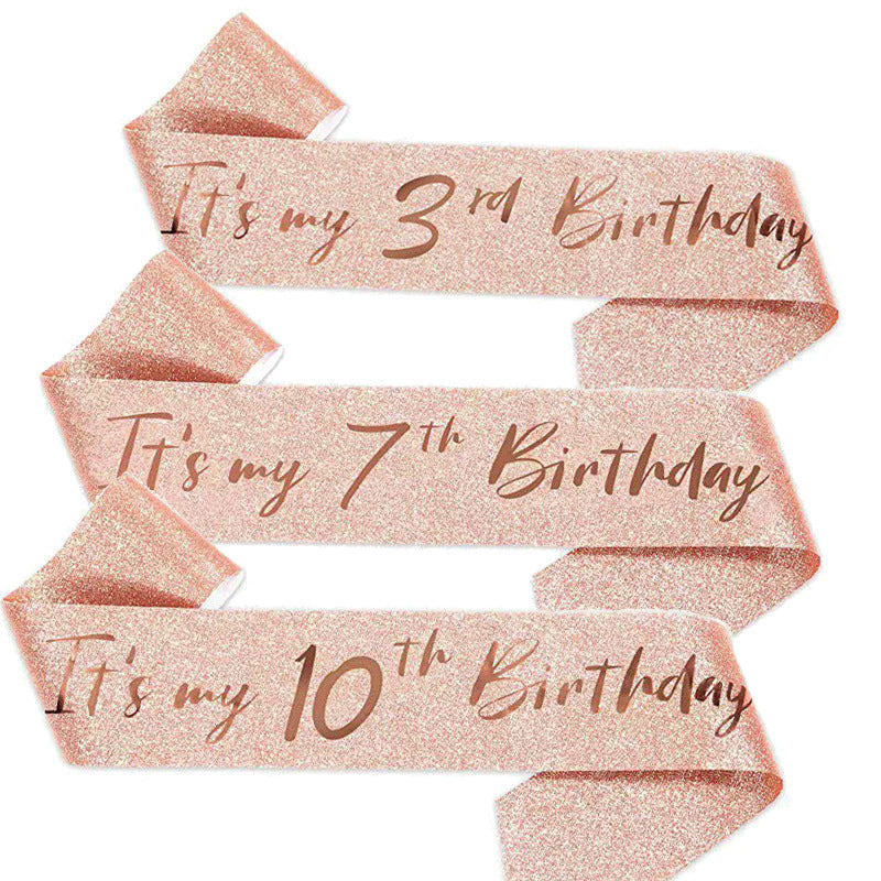 Ladies Festive 10th Birthday Decoration Ribbon Bowlift