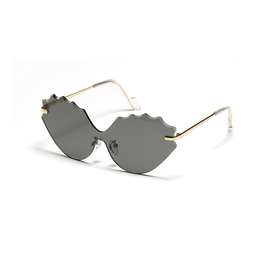 Women's Sunglasses with Unique Wave Design Bowlift