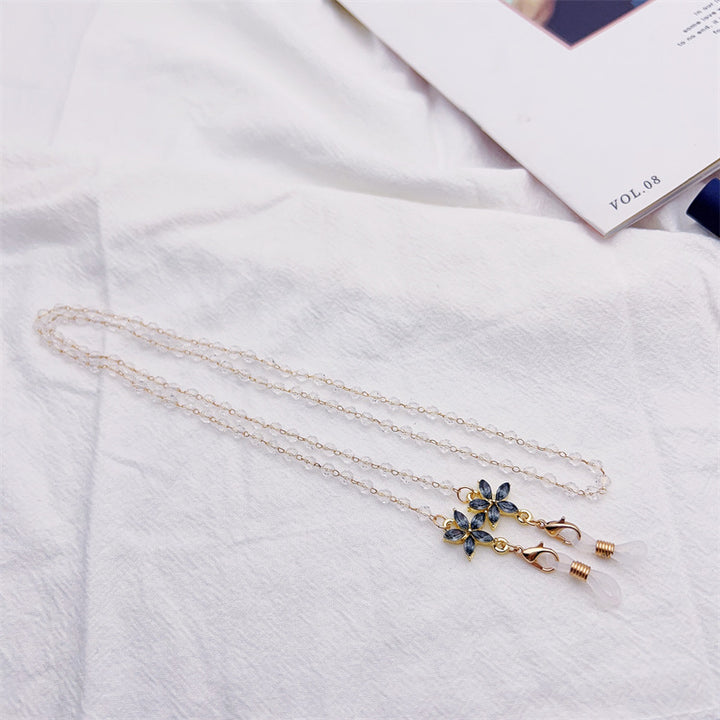 Floral Decorative Eyewear Chain Bowlift