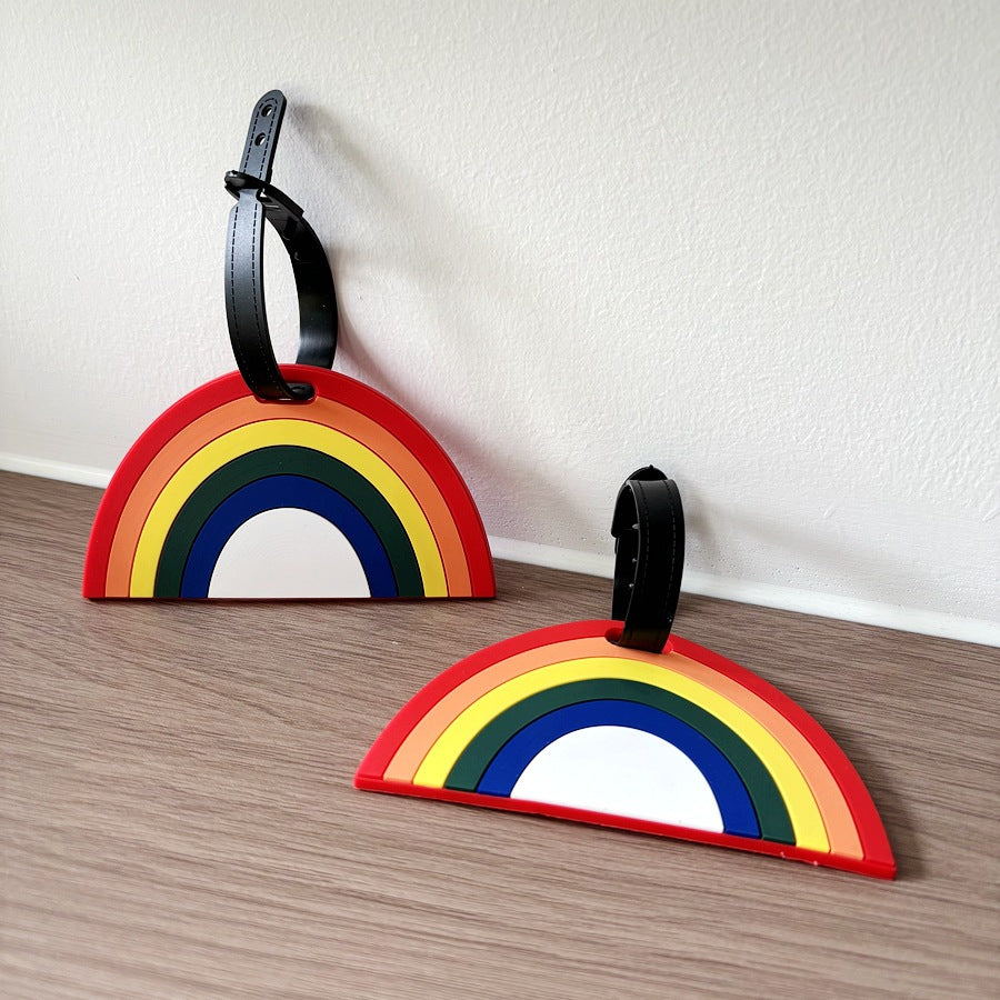 Silicone Rainbow Luggage Tag Bowlift