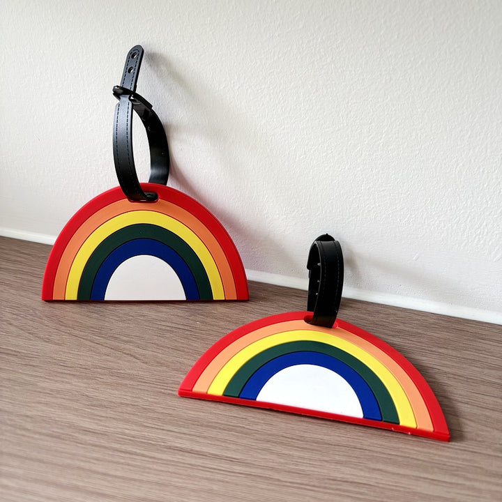Silicone Rainbow Luggage Tag Bowlift