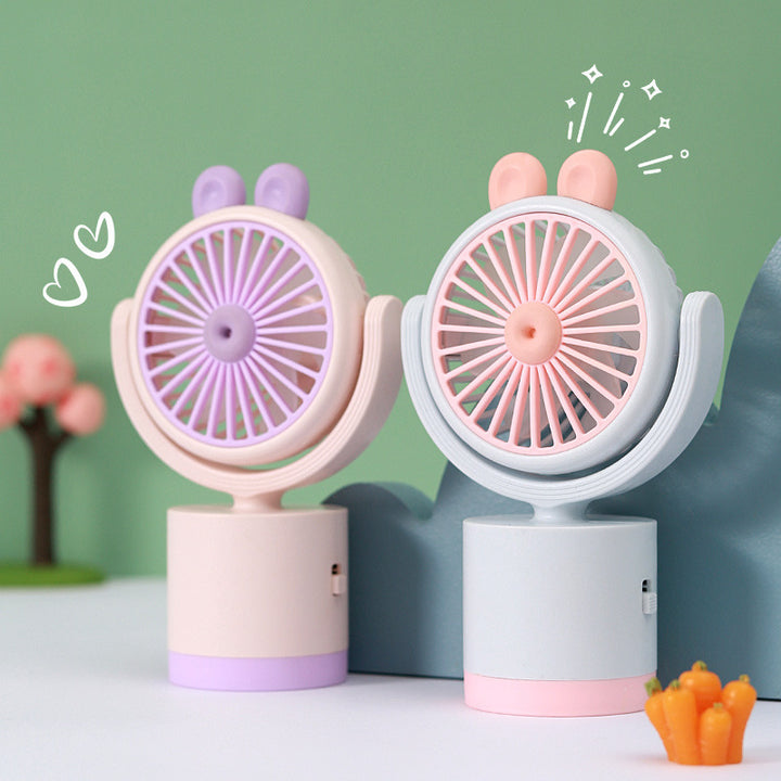 Cute Cartoon-Inspired Handheld Cooling Fan Bowlift