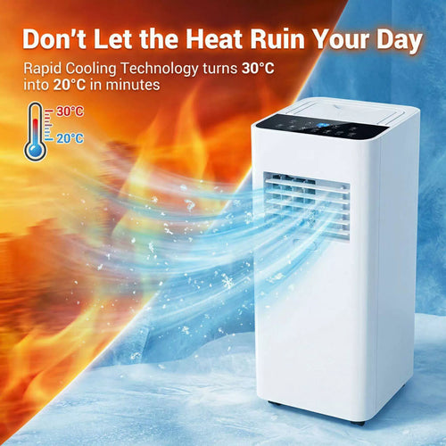 Unisex One Size rapid-cool compact portable air cooler with digital touch controls and directed air outlets Bowlift