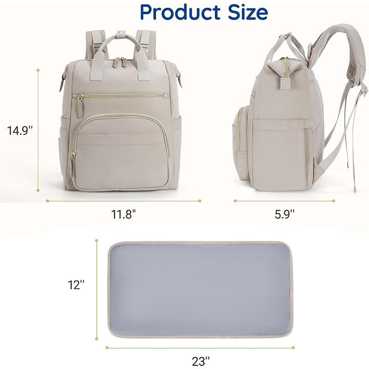 Practical laptop backpack with innovative storage space and multifunctional compartments Bowlift