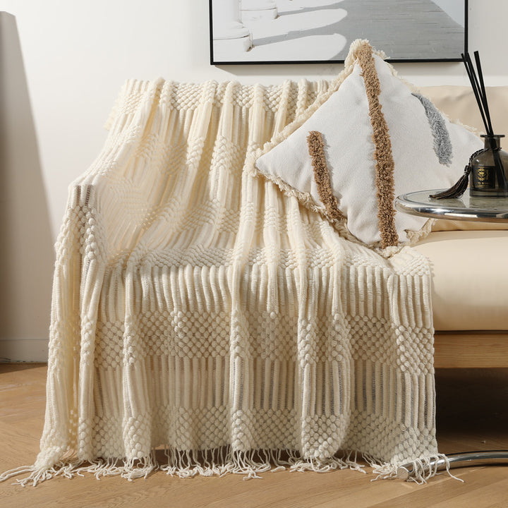 Textured Knit Scarf Bowlift