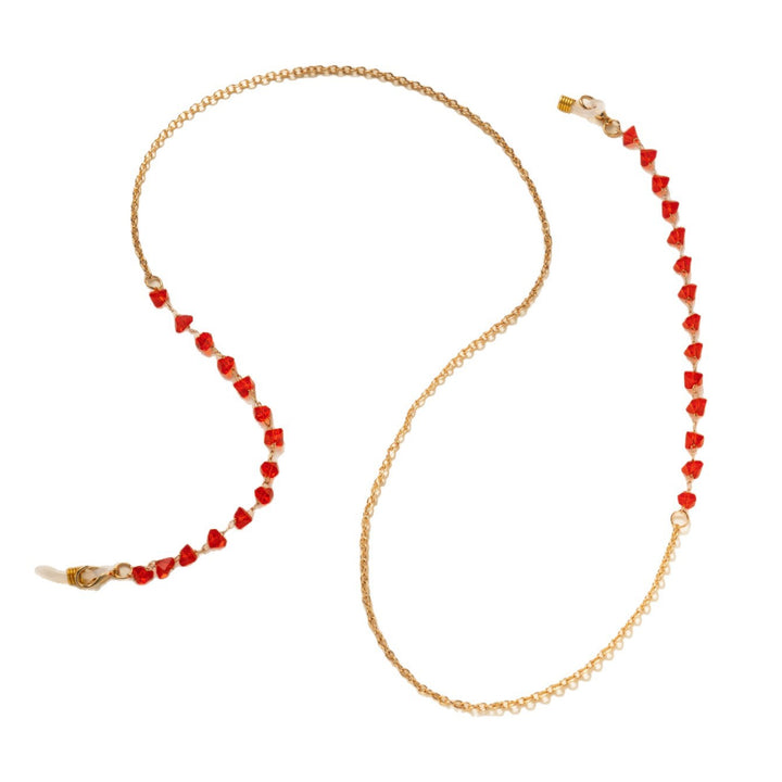 Decorative Crystal Eyewear Chain Bowlift