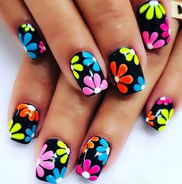 Floral Gradient Nail Art Kit Bowlift