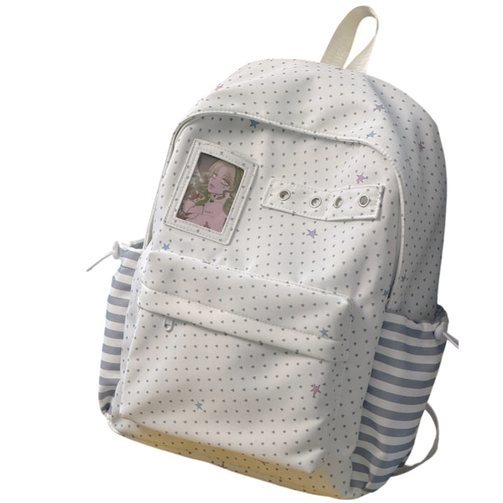 Starry Print Functional Backpack Bowlift