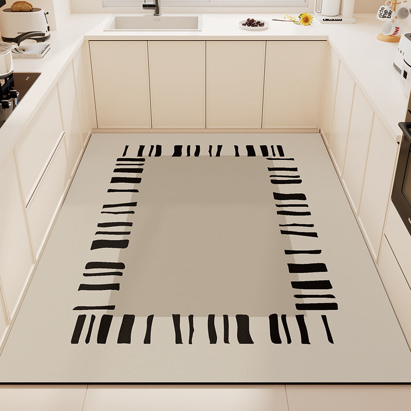 Playful Animal-Themed Non-Slip Kitchen Mat