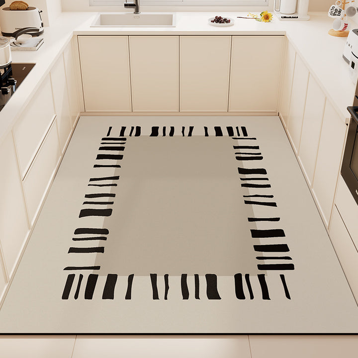 Playful Animal-Themed Non-Slip Kitchen Mat