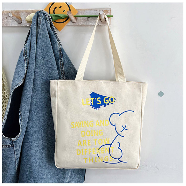 Playful Graphic Tote Bag