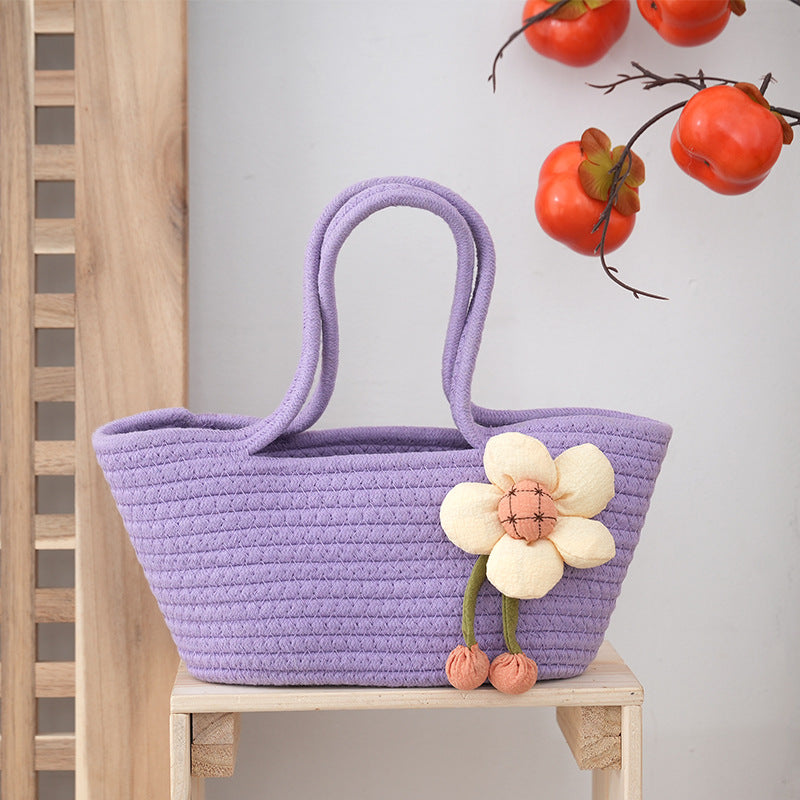 Flower-shaped tote bag Bowlift