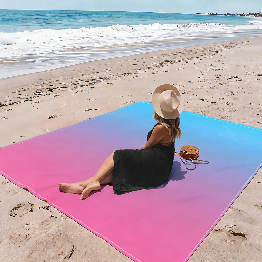 Mandala Design Beach Mat Bowlift