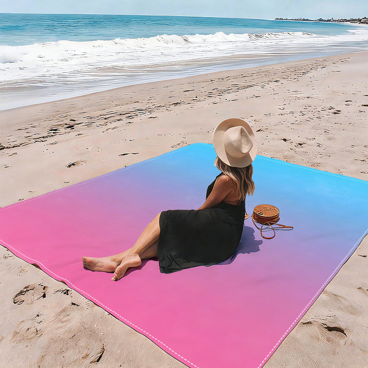 Mandala Design Beach Mat Bowlift
