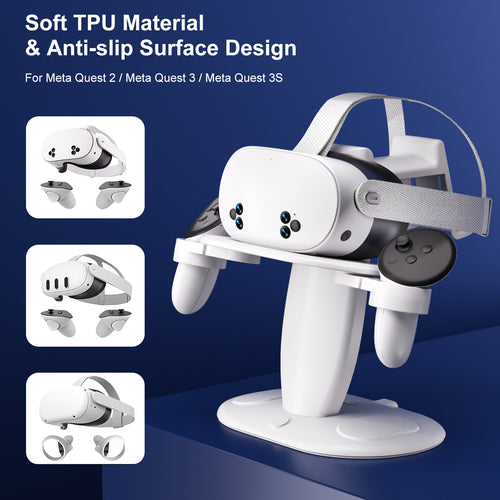 VR-Headset Stand with Adjustable Holder Bowlift