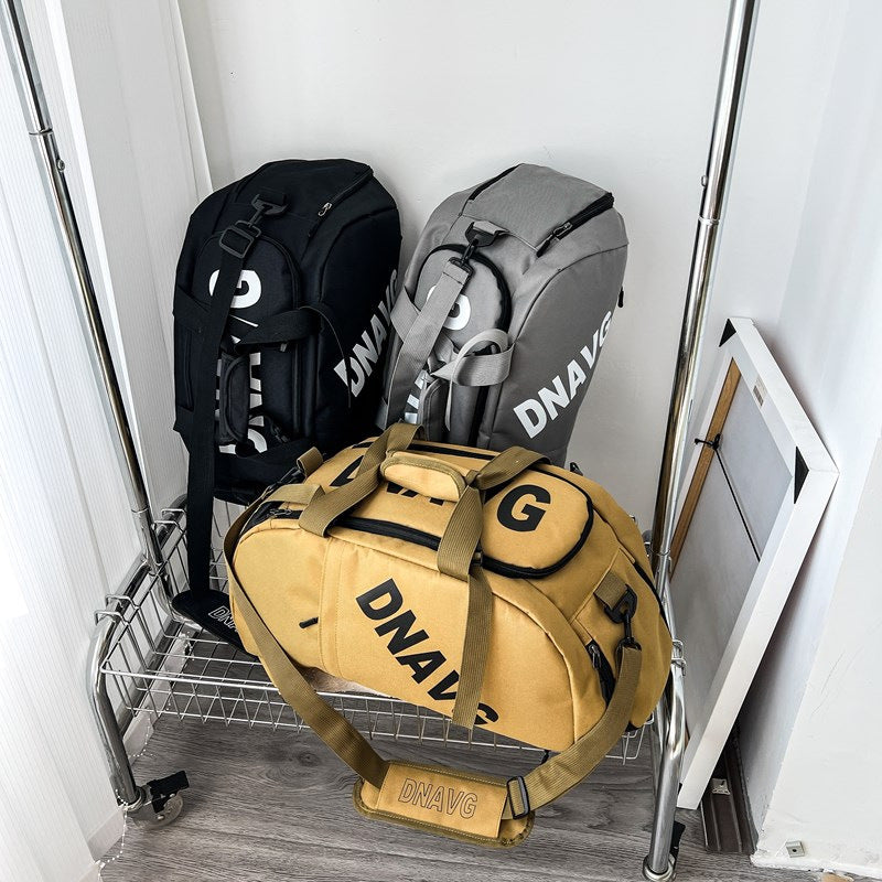 Water-Resistant Gym Duffel Bag with Multiple Compartments Bowlift