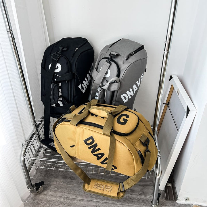 Water-Resistant Gym Duffel Bag with Multiple Compartments Bowlift