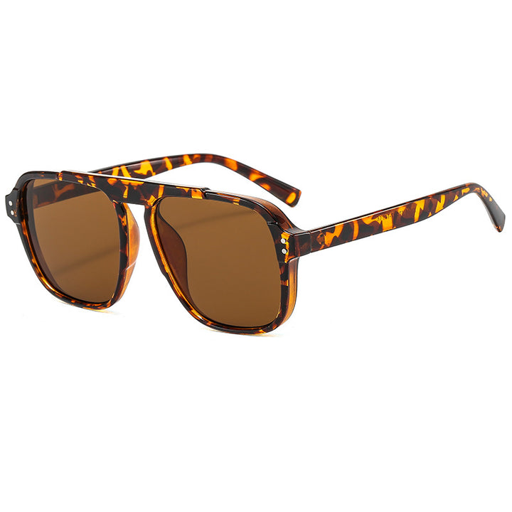Ladies geometric sunglasses with polarized yellow lenses Bowlift