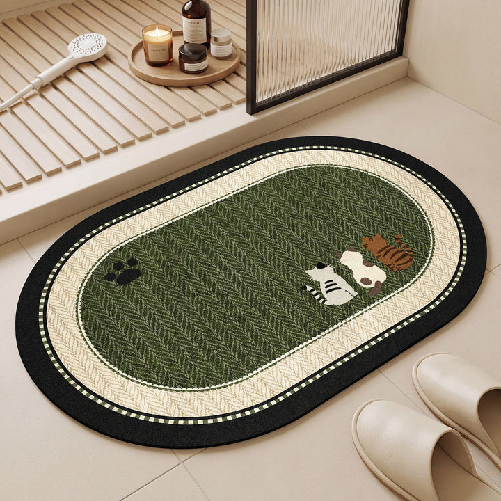 Cartoon-Themed Non-Slip Bath Mat Bowlift