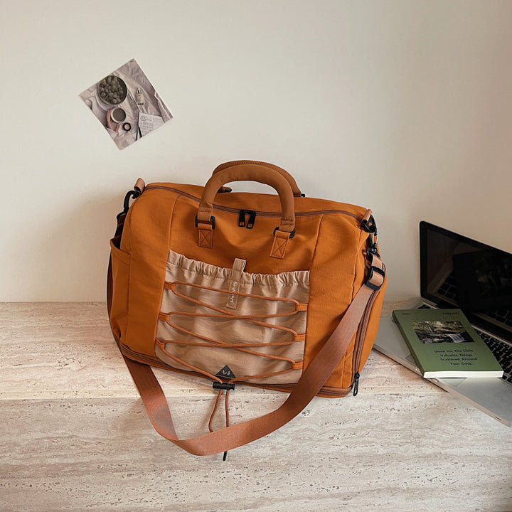 Women's Multifunctional Sports and Travel Bag with Elastic Details Bowlift