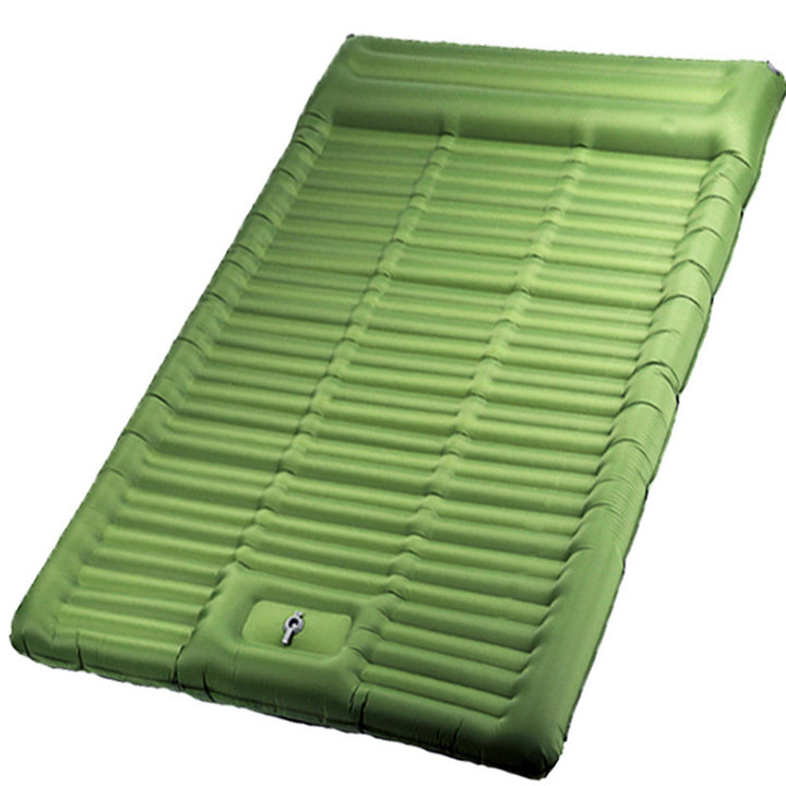 Comfortable and Inflatable Sleeping Mat with Ergonomic Headrest Bowlift