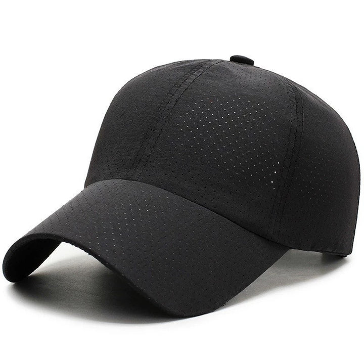 Women's Breathable Sport Cap with Hole Pattern Bowlift