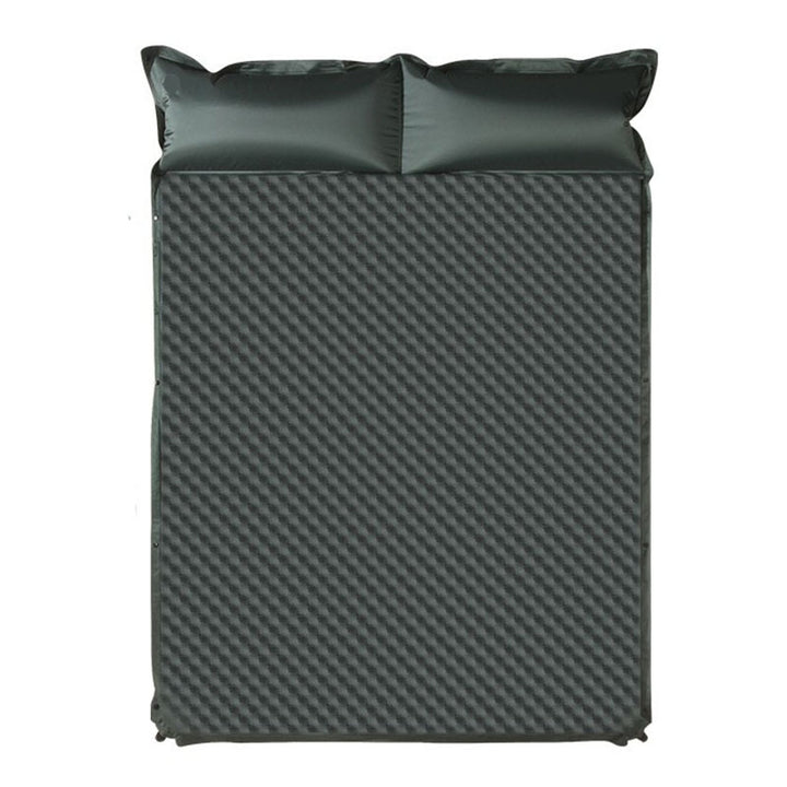 Air-Inflated Sleeping Mat With Ergonomic Pillow Bowlift