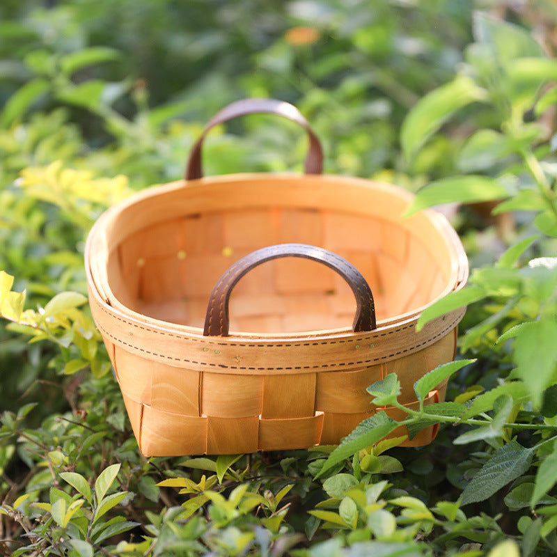Woven Storage Basket Bowlift