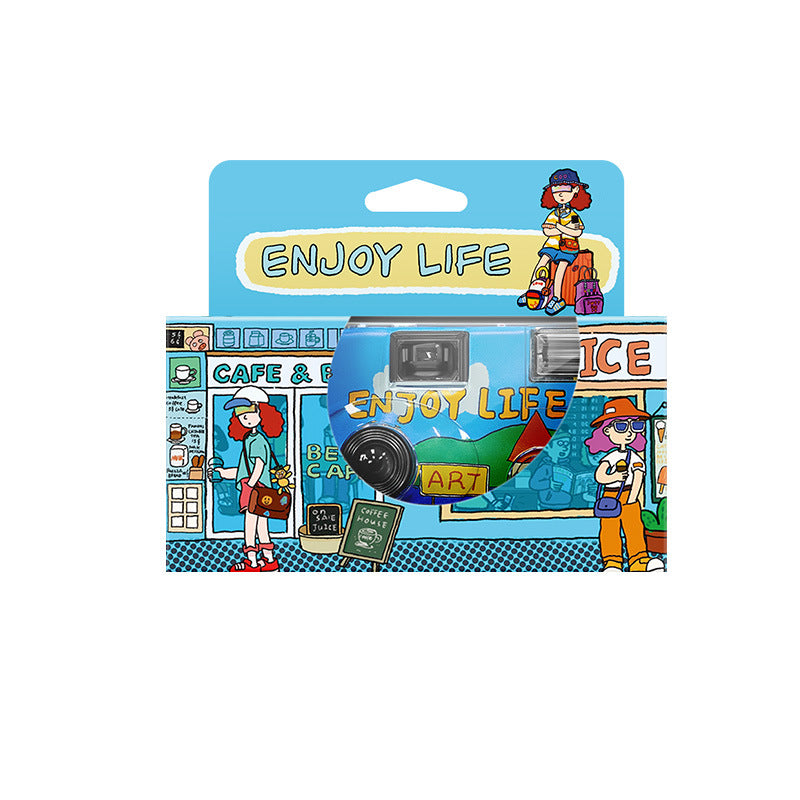 Playful Illustrated Instant Photo Camera Bowlift