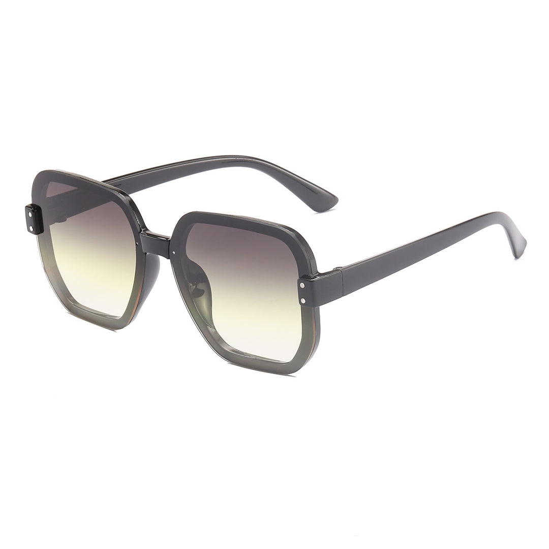 Ladies fashionable square sunglasses with gradient lenses Bowlift