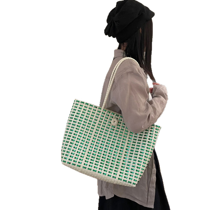 Handwoven shopping and beach bag Bowlift