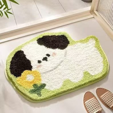 Floral-Themed Decorative Area Rug Bowlift