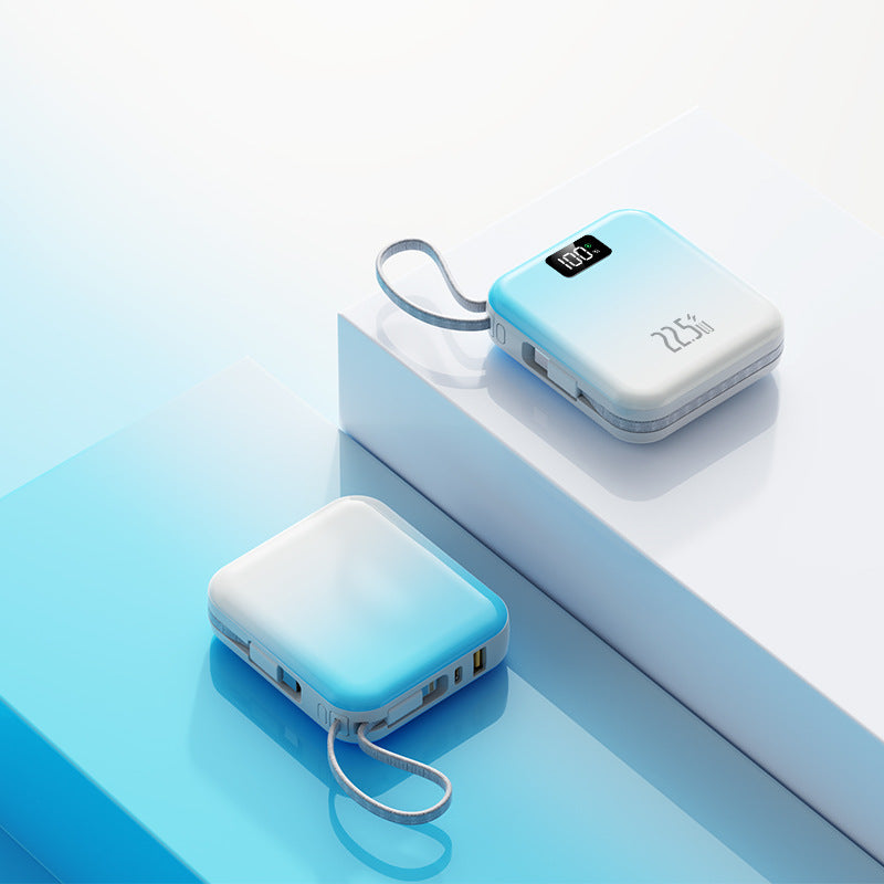 Portable power bank with digital display Bowlift