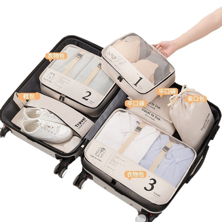Multi-Compartment Travel Packing Cube Set Bowlift