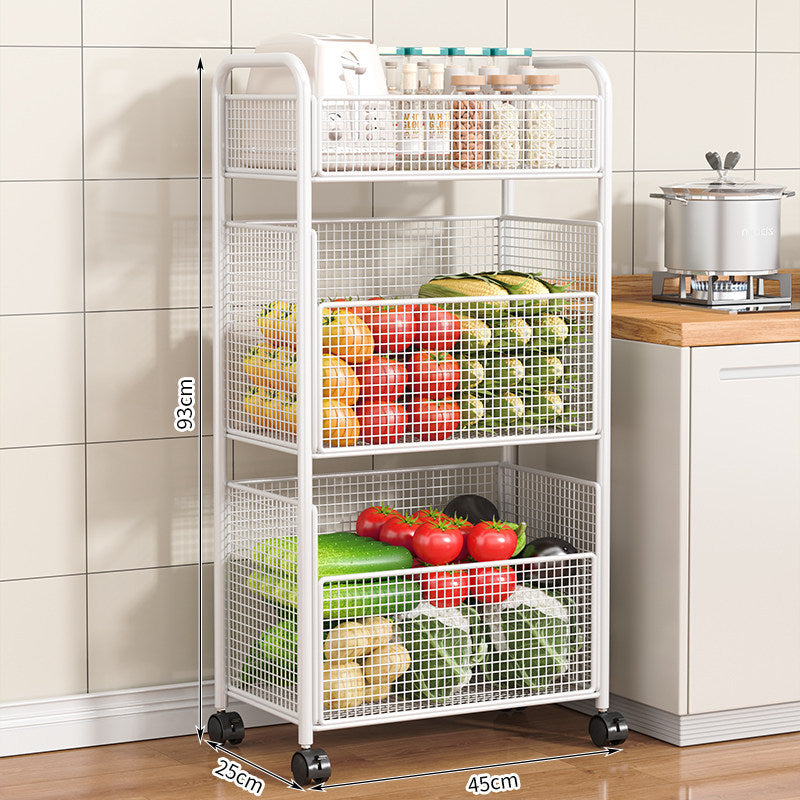 Rolling Kitchen Storage Rack Bowlift