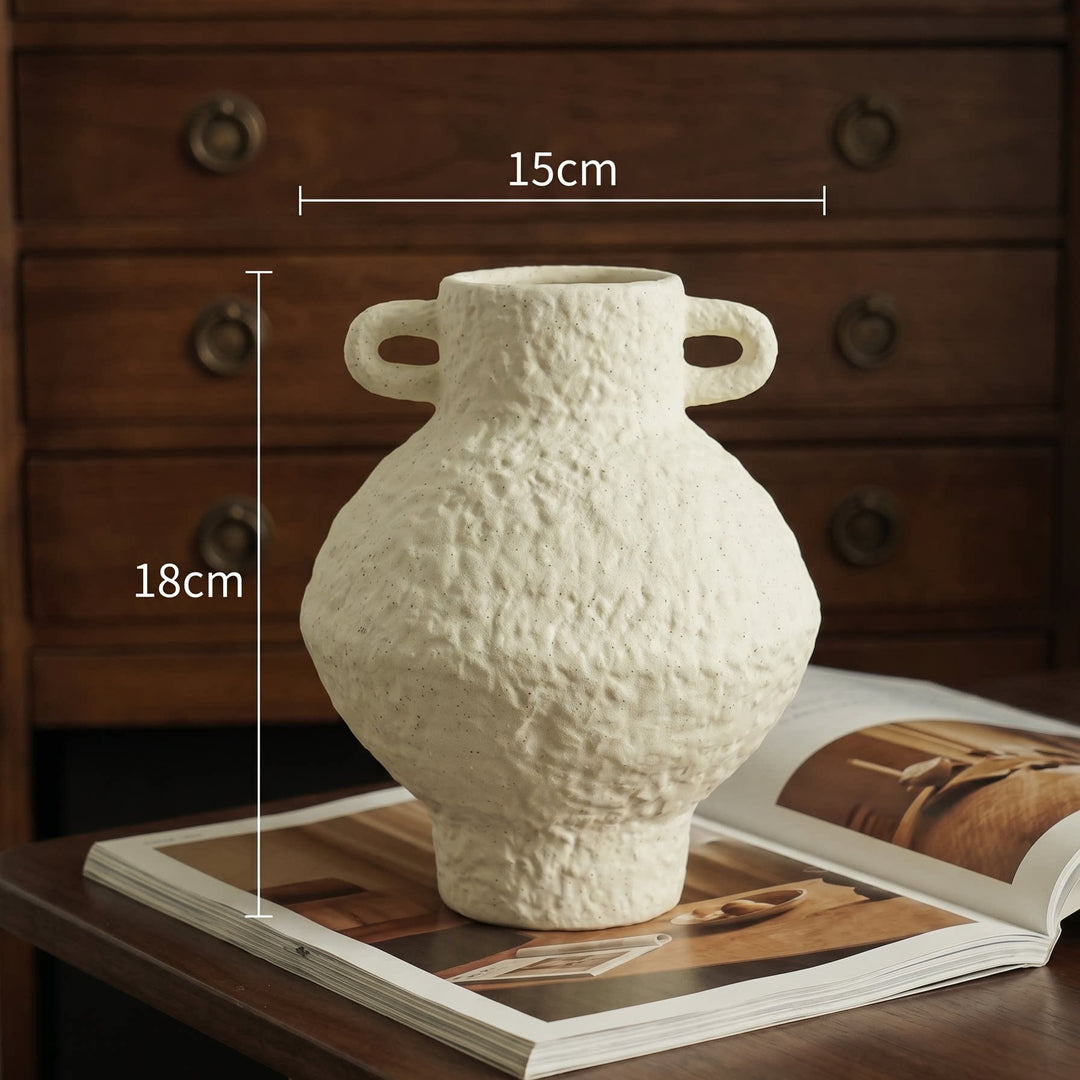 Textured Ceramic Decorative Vase
