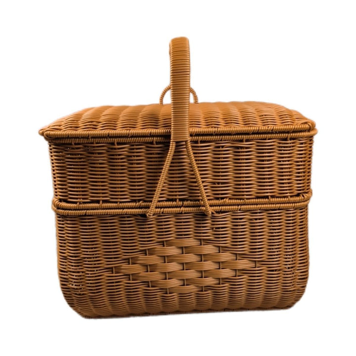 Multi-Compartment Woven Storage Basket Bowlift