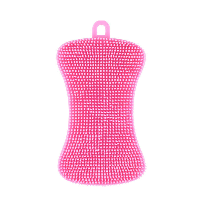 Silicone cleaning sponge with ergonomic design Bowlift