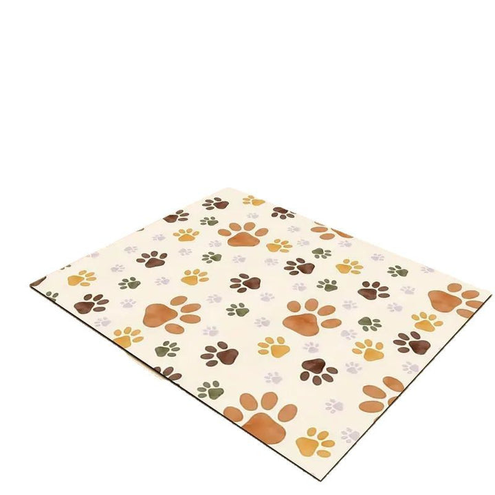 Extra large waterproof silicone pet feeding mat with non-slip backing Bowlift