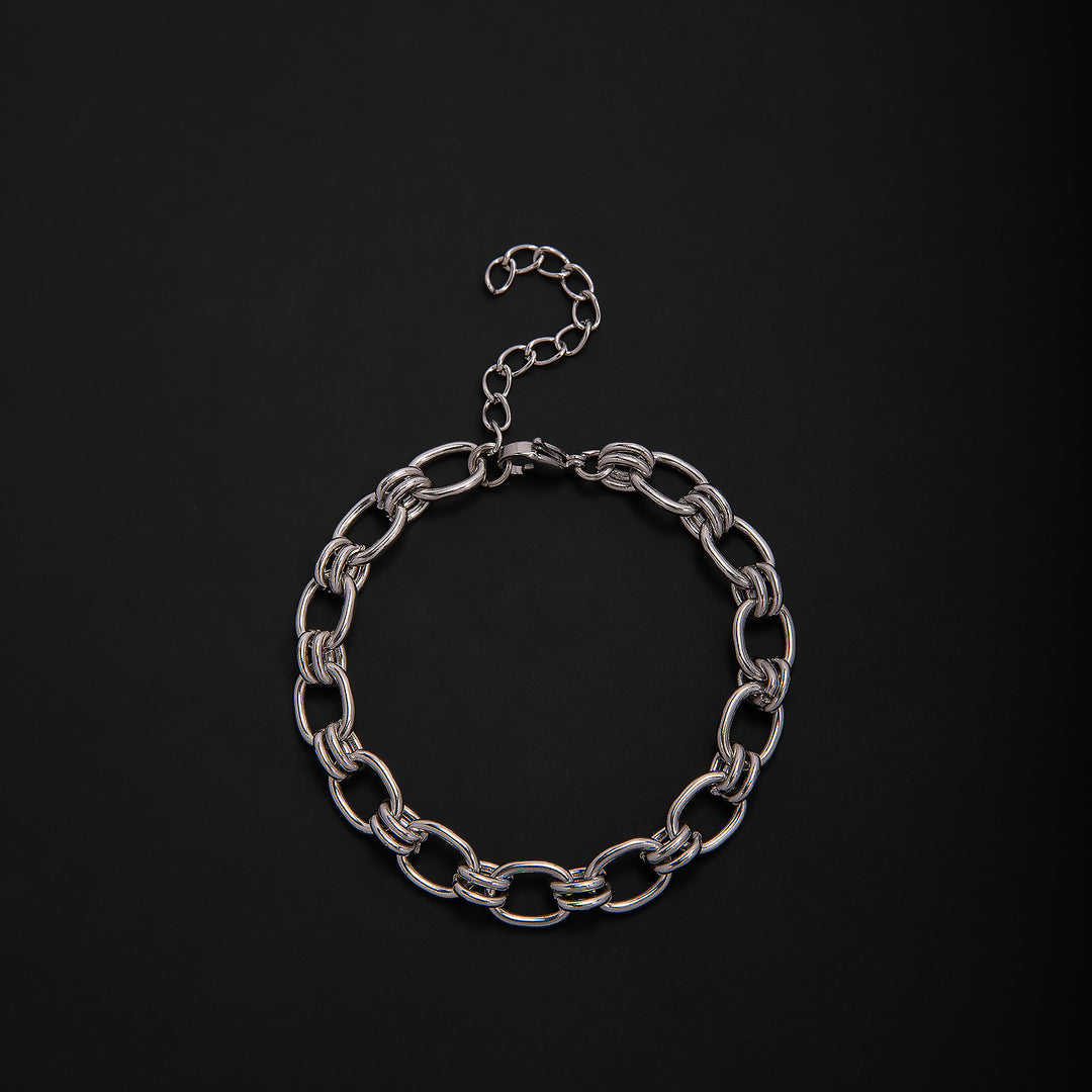 Elegant Geometric Link Bracelet Bowlift