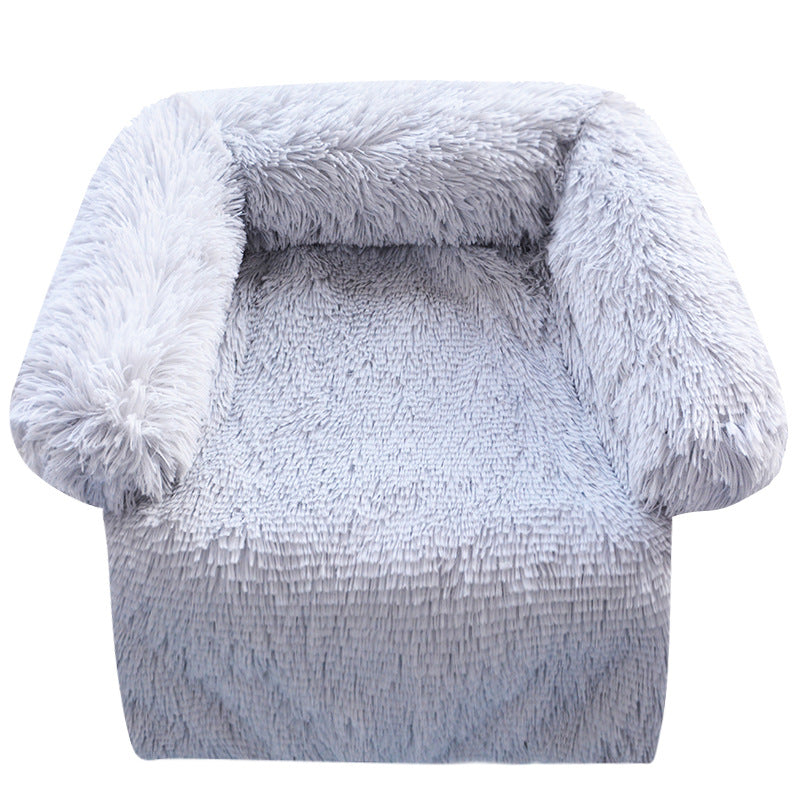 Plush Comfort Lounge Chair Dog Bed