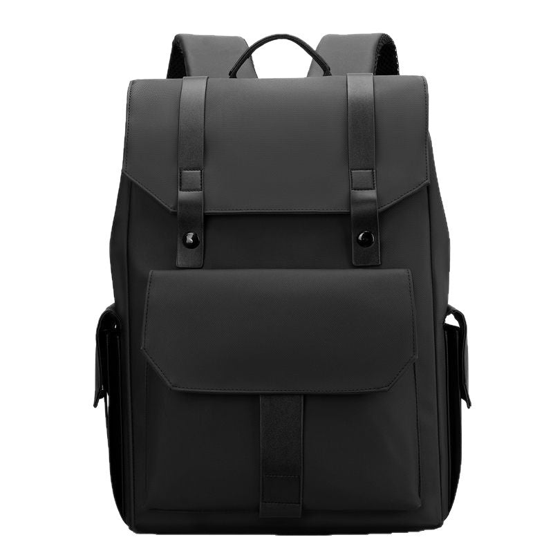 Elegant backpack with numerous compartments and reinforced back Bowlift