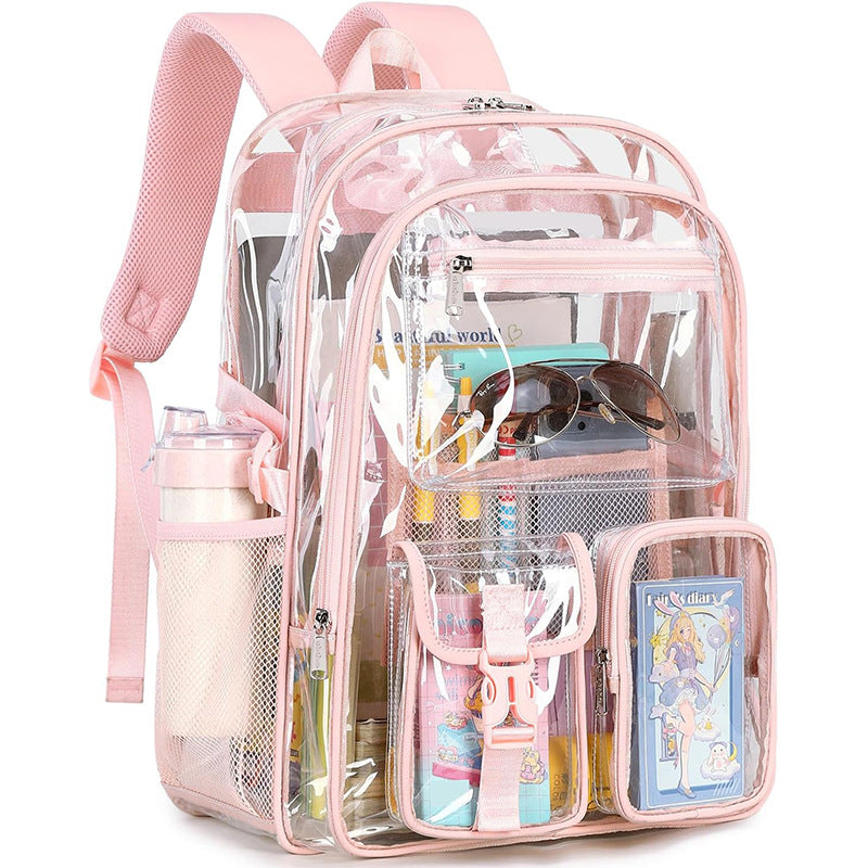 Transparent Multifunctional School Backpack Bowlift