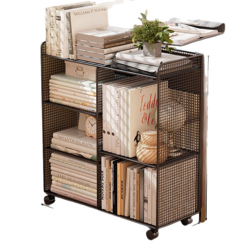 Modern Wire Mesh Bookshelf Organizer Bowlift