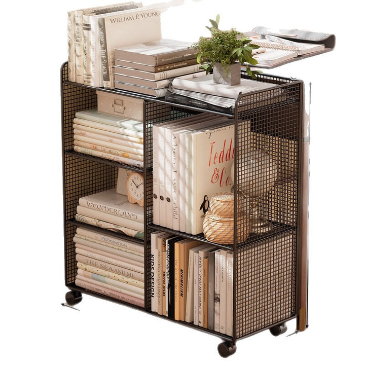 Modern Wire Mesh Bookshelf Organizer Bowlift