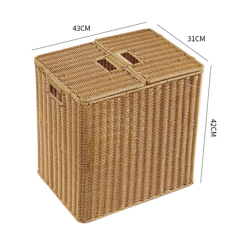 Handcrafted Woven Storage Chest Bowlift