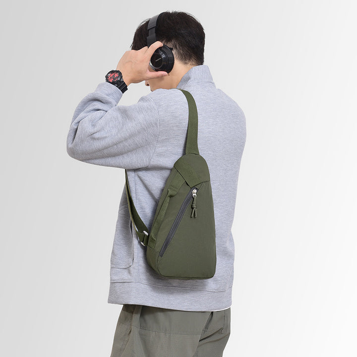 Sling bag with ergonomic design and additional compartments Bowlift